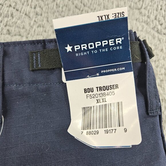 Propper BDU Trousers Mens XL Blue Cargo Pants Tactical Utility Workwear - Picture 14 of 16